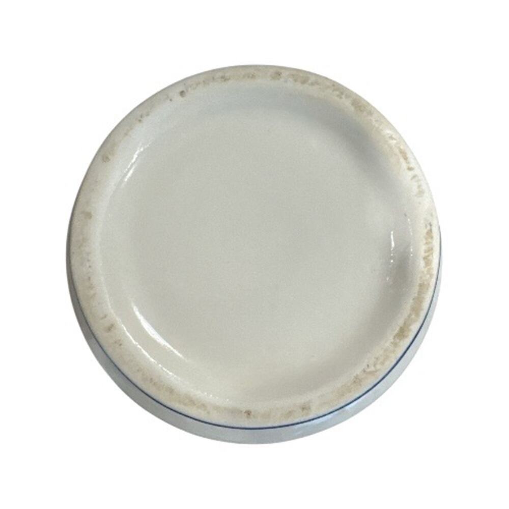 Vintage Floral Print Porcelain Canister Tight Clamp Lid - Picture 9 of 10